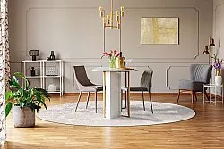 Tapete redondo - Abyar (rosa)