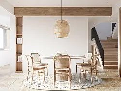 Tapete redondo - Adeleine (bege)