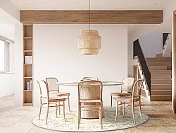 Tapete redondo - Adeleine (ocre)