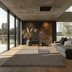 Tapetes felpudos - Alba Natural Cotton Shaggy (bege)