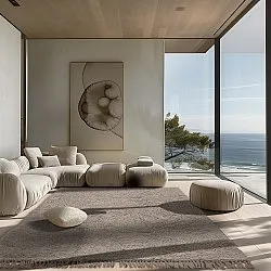 Tapetes felpudos - Alba Natural Cotton Shaggy (taupe)