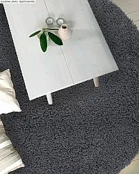 Tapetes redondos - Antuco (cinza escuro)