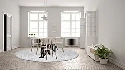 Tapetes redondos - Antuco (cinza claro)