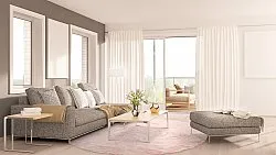 Tapetes redondos - Aranga Super Soft Fur (rosa)