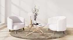 Tapetes redondos - Aranga Super Soft Fur (marrom)