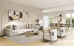 Tapete para interior e exterior - Arlo (bege)