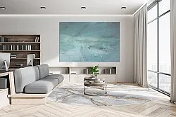 Tapete redondo - Genova (cinza/branco/dourado)