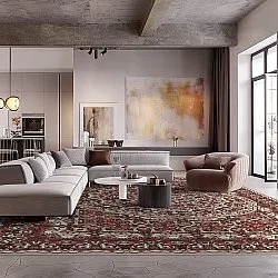 Tapete Wilton - Odette (vermelho/multi)