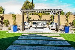 Tapete para interior e exterior - Beau (azul)