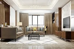 Tapete para interior e exterior - Bodhi (preto)