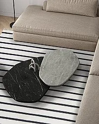 Bomullsmatta - Helle (offwhite/svart)