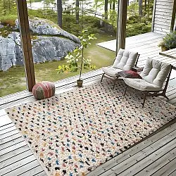 Tapetes felpudos - Litton Natural Cotton Shaggy (bege/multi)