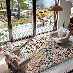 Tapetes felpudos - Maloney Natural Cotton Shaggy (multi)