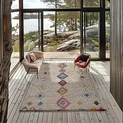 Tapetes felpudos - Marden Natural Cotton Shaggy (bege/multi)