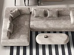 Bomullsmatta - Nilo (svart/vit)