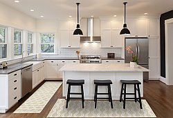 Tapetes de Plástico - Camden (bege/branco)