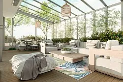 Tapete para interior e exterior - Havana (cream/multi)