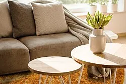 Tapetes redondos - Cosy (ocre)