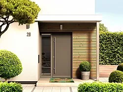 Tapete de entrada - Iris (verde)