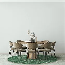 Tapete redondo - Lainey (verde)