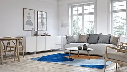 Tapete Wilton - Lazio (azul)