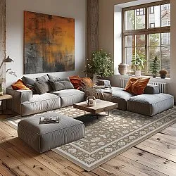 Tapete Wilton - Ember (bege/offwhite)