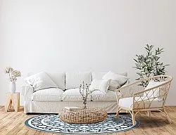 Tapete redondo - Ember (azul)