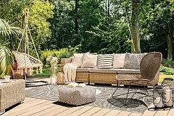 Tapete para interior e exterior - Francis (bege)