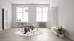 Tapete redondo - Genova (branco)