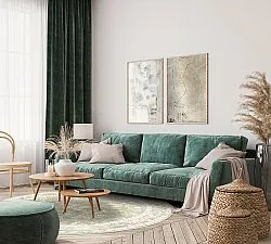 Tapete redondo - Gombalia (verde claro)