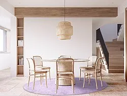 Tapete redondo - Hamilton (roxo)