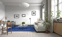 Tapete de lã - Hamilton (Classic Blue)