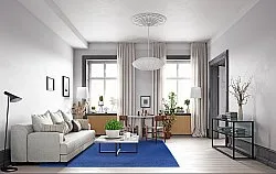 Tapete de lã - Hamilton (Classic Blue)