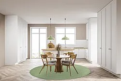 Tapete redondo - Hamilton (Chive)