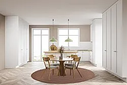 Tapete redondo - Hamilton (Deep Taupe)