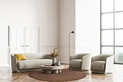 Tapete redondo - Hamilton (Deep Taupe)