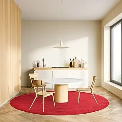 Tapete redondo - Hamilton (Flame Scarlet)