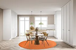 Tapete redondo - Hamilton (Orange Peel)