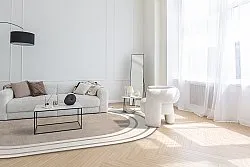 Tapete oval - Josie (bege)