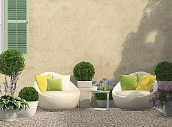 Shaggy - Indoor/Outdoor Dorotea (bege)