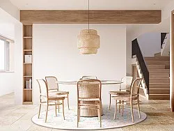 Tapete redondo - Magnolia (rosa)