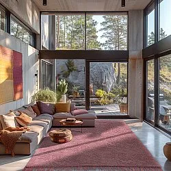 Tapetes felpudos - Alba Natural Cotton Shaggy (rosa)