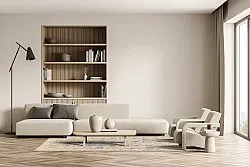 Tapete Wilton - Oakley (bege/azul)