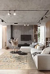 Tapete Wilton - Oakley (bege/azul)