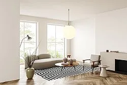 Tapete para interior e exterior - Otto (preto)