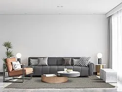 Tapete de lã - Cartmel (cinza)