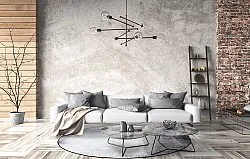 Tapete redondo - Rosia (azul/cinza)