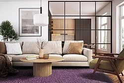 Tapetes felpudos - Zoe (roxo)