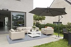 Tapete para interior e exterior - Monsanto (cinza)