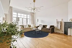 Tapete redondo (sisal) - Agave (azul escuro)